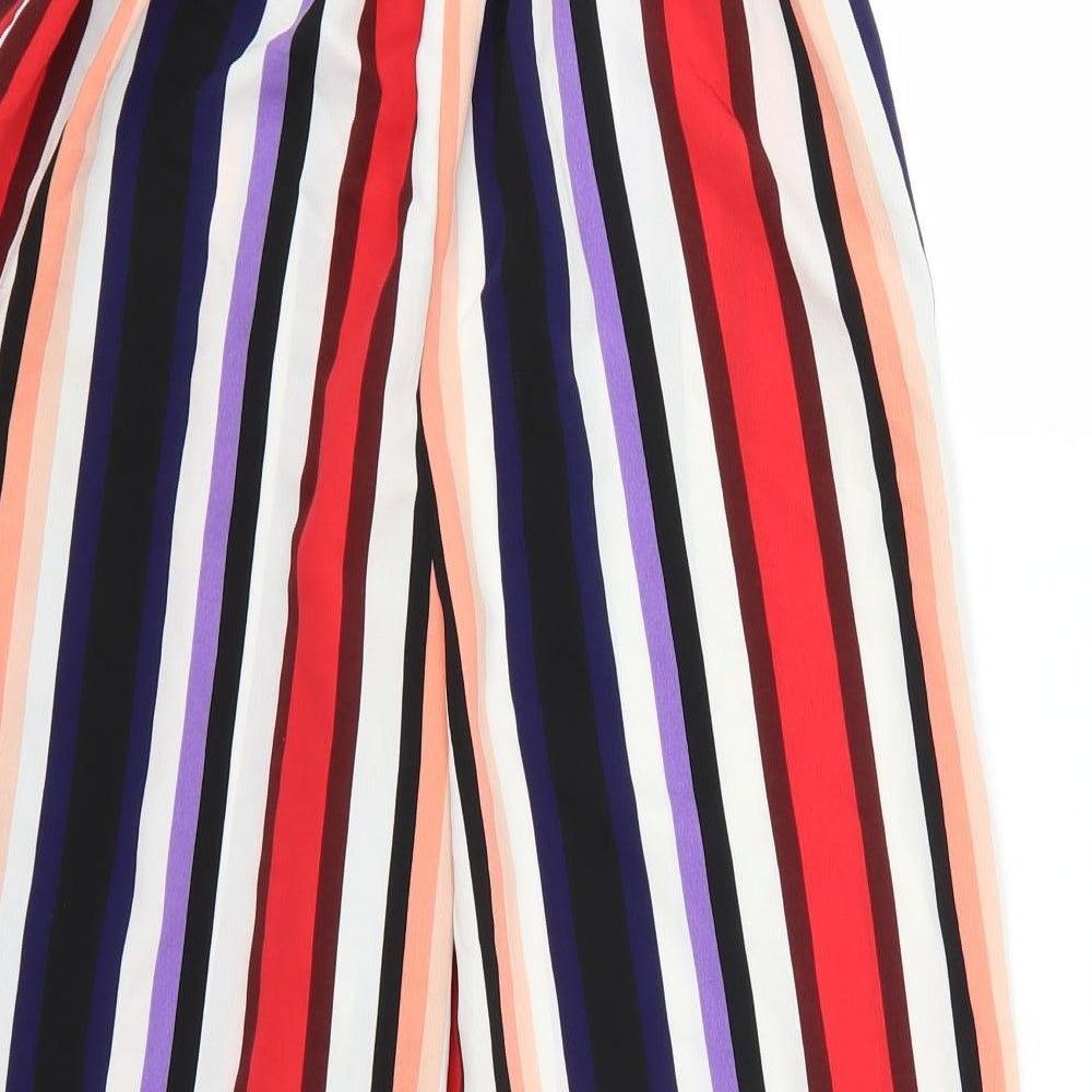 Primark Womens Multicoloured Striped  Trousers  Size 6 L21 in