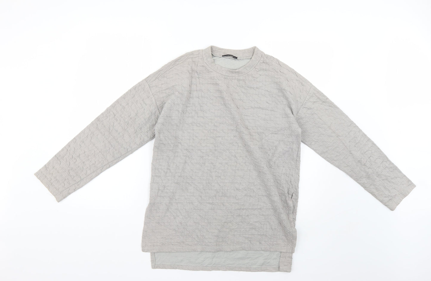 Zara Womens Grey   Pullover Jumper Size M