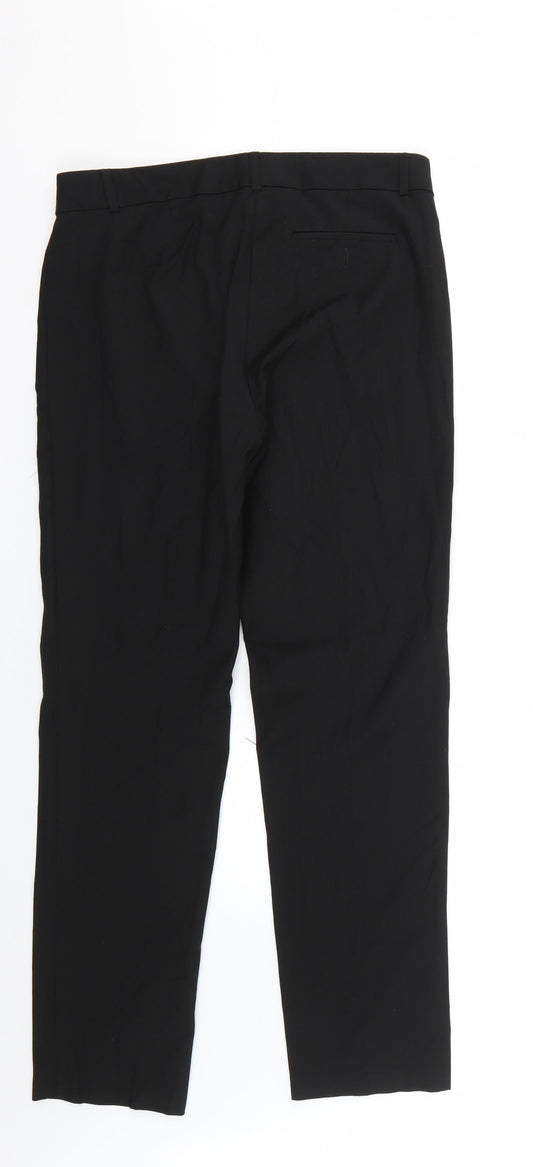 Marks and Spencer Womens Black   Trousers  Size 12 L28 in