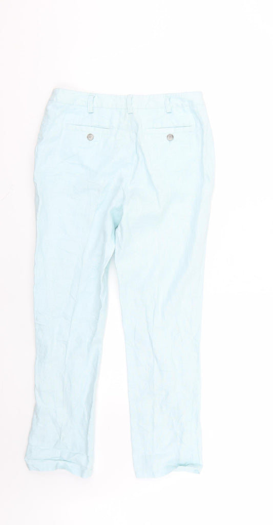 Pure Womens Blue   Trousers  Size 10 L25 in