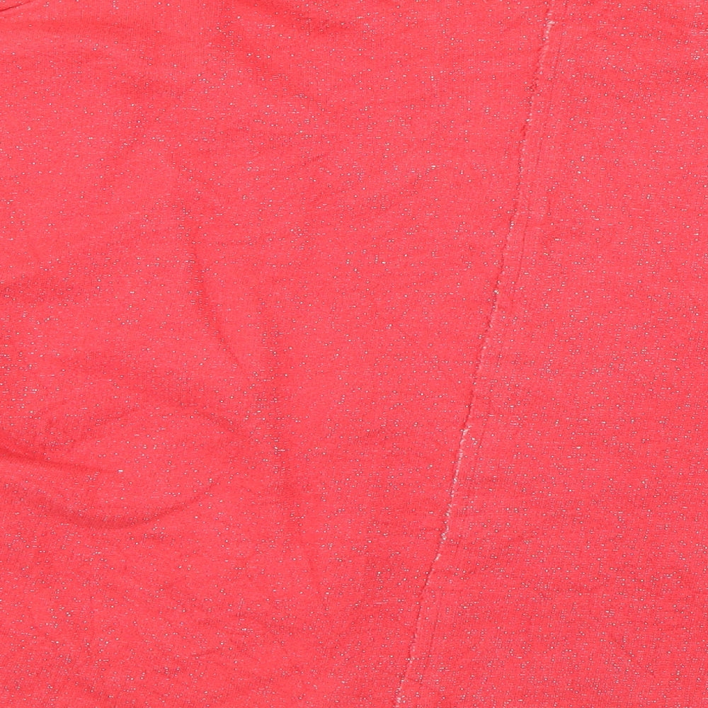 jsfn Womens Pink   Basic T-Shirt Size 10