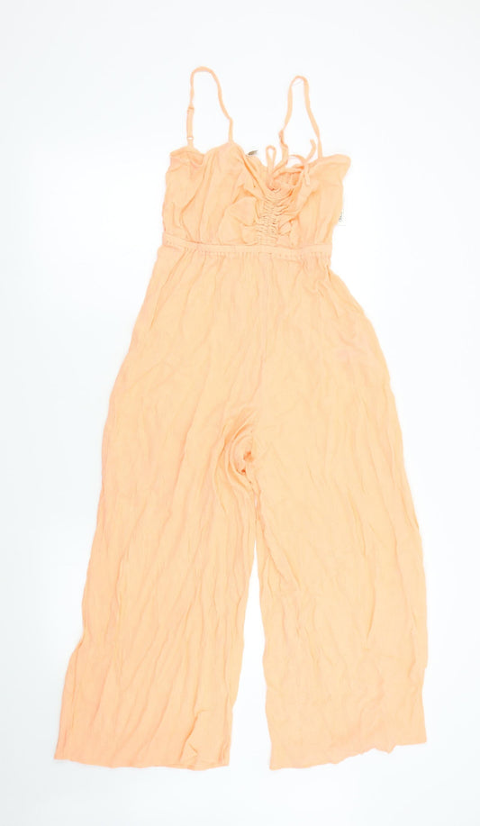ASOS Womens Orange   Jumpsuit One-Piece Size 8
