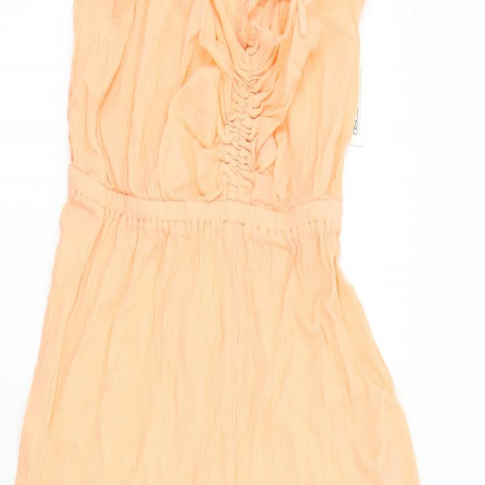 ASOS Womens Orange   Jumpsuit One-Piece Size 8