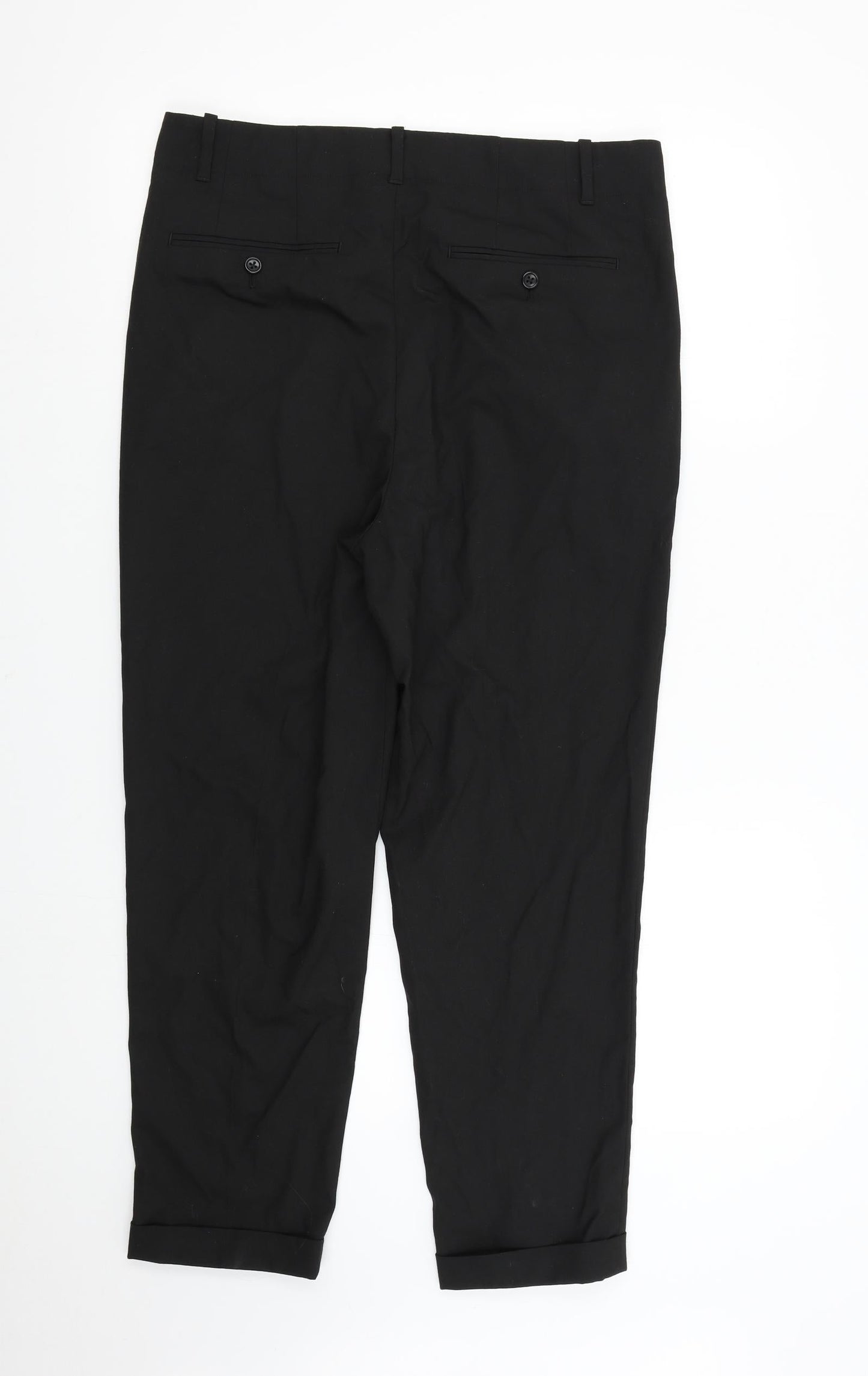 ASOS Womens Black   Trousers  Size 34 L26 in