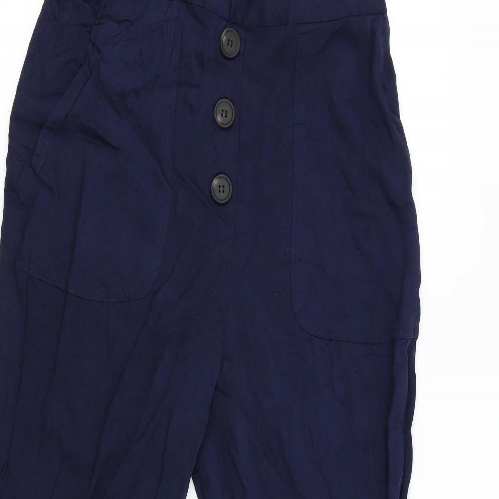 VERO MODA Womens Blue   Trousers  Size S L27 in