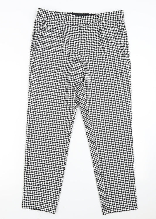 ASOS Womens Multicoloured Houndstooth  Trousers  Size 32 L27 in