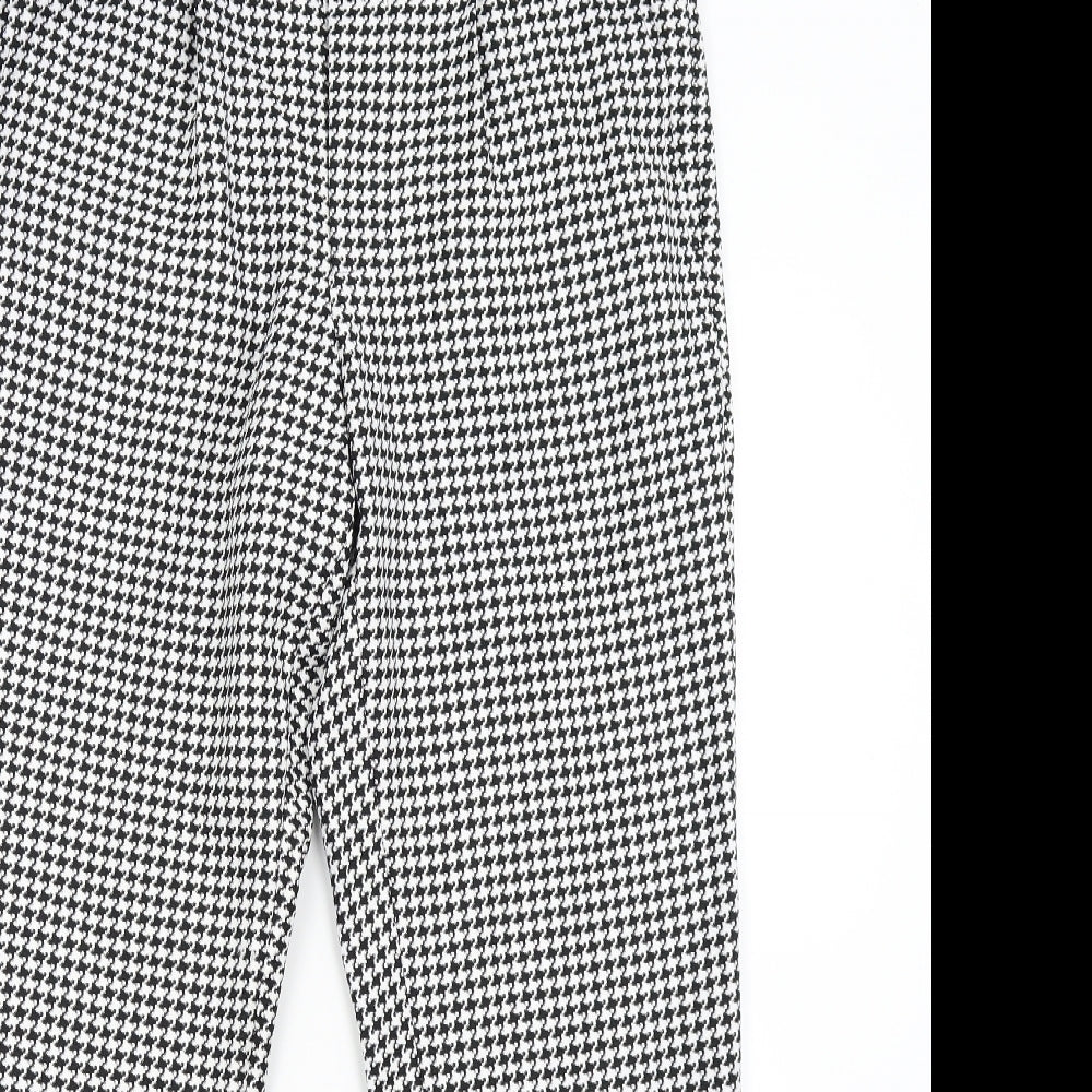 ASOS Womens Multicoloured Houndstooth  Trousers  Size 32 L27 in