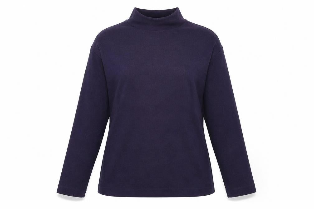 Poppy Womens Purple  Knit Pullover Jumper Size M
