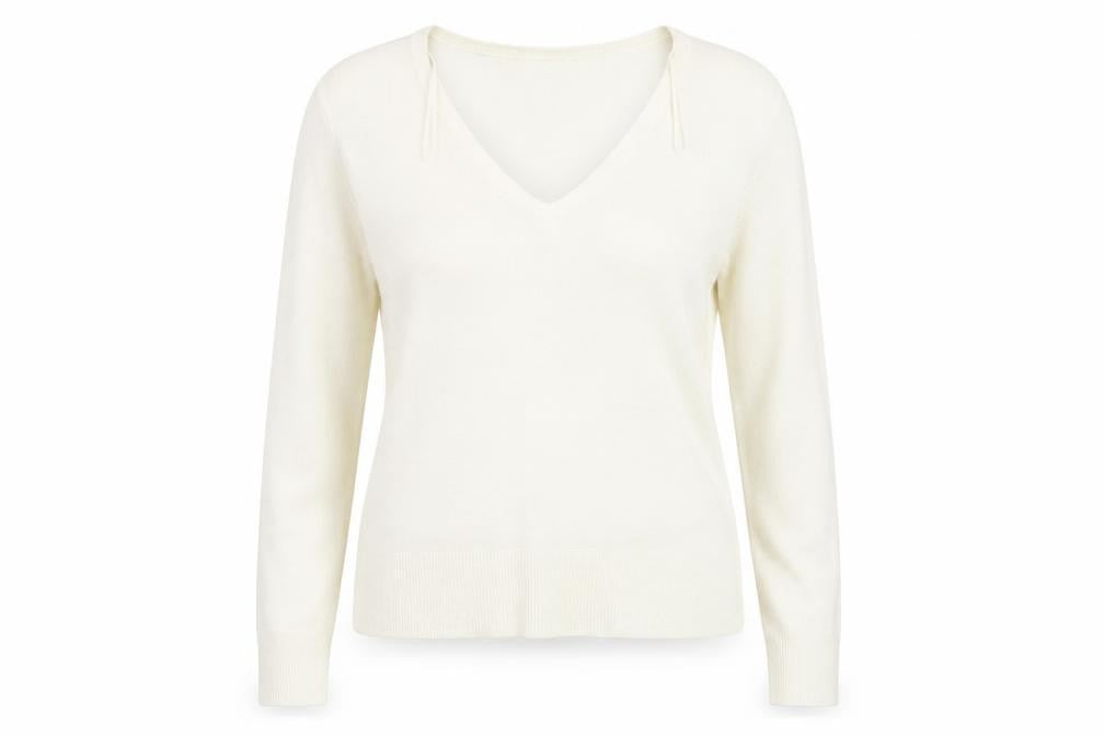 George Womens Ivory  Knit Pullover Jumper Size 14