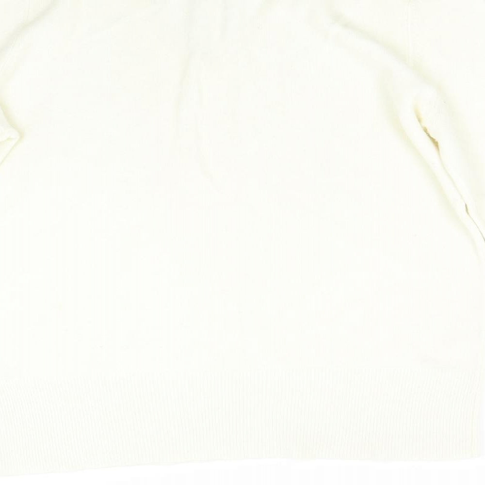 George Womens Ivory  Knit Pullover Jumper Size 14