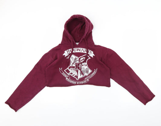 Preworn Womens Purple   Pullover Hoodie Size S  - Harry potter