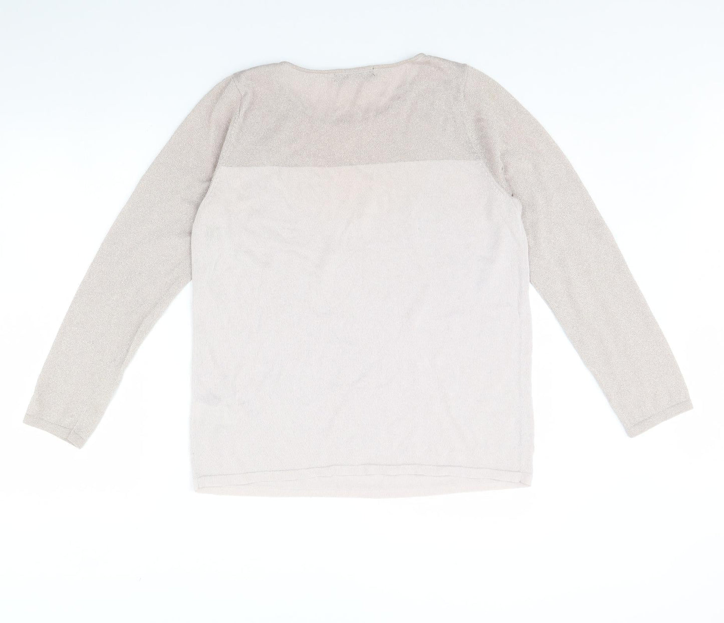 M&s Womens Pink   Pullover Jumper Size 16