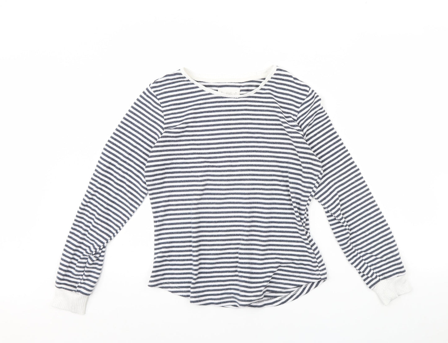 F&F Womens Blue Striped  Cami Pyjama Top Size 8
