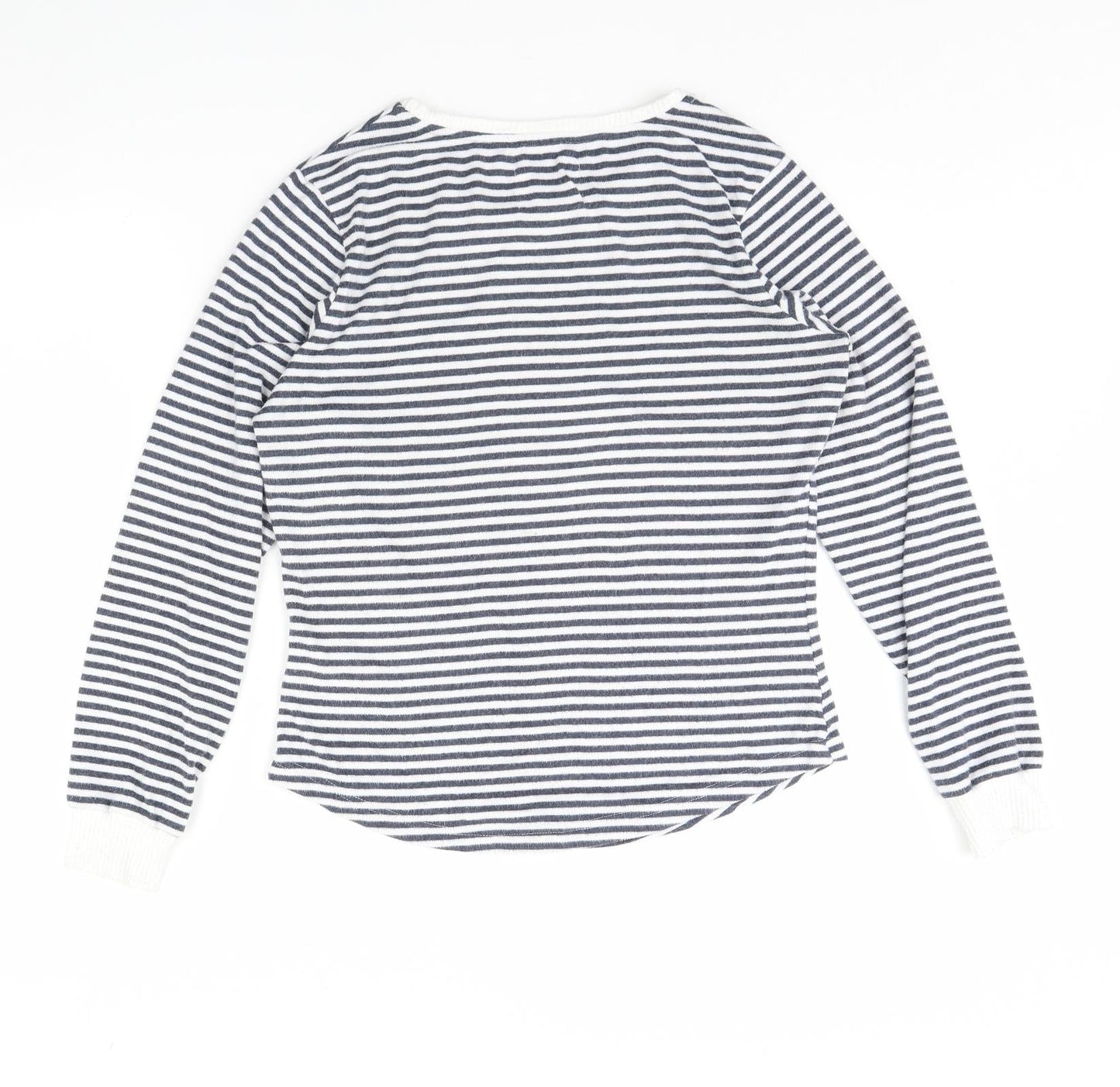 F&F Womens Blue Striped  Cami Pyjama Top Size 8