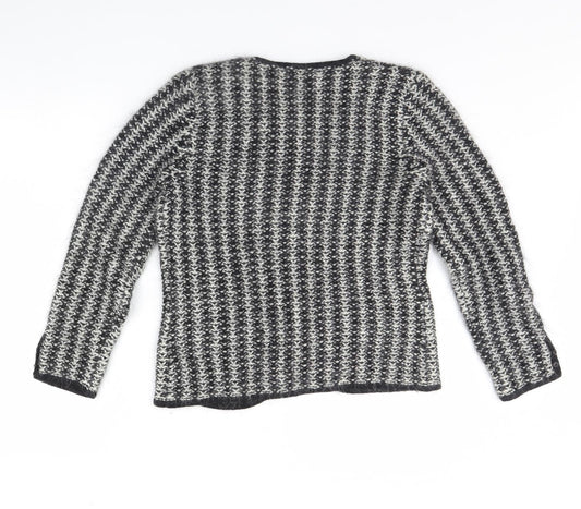 Emerco Womens Black Herringbone  Jacket  Size 10