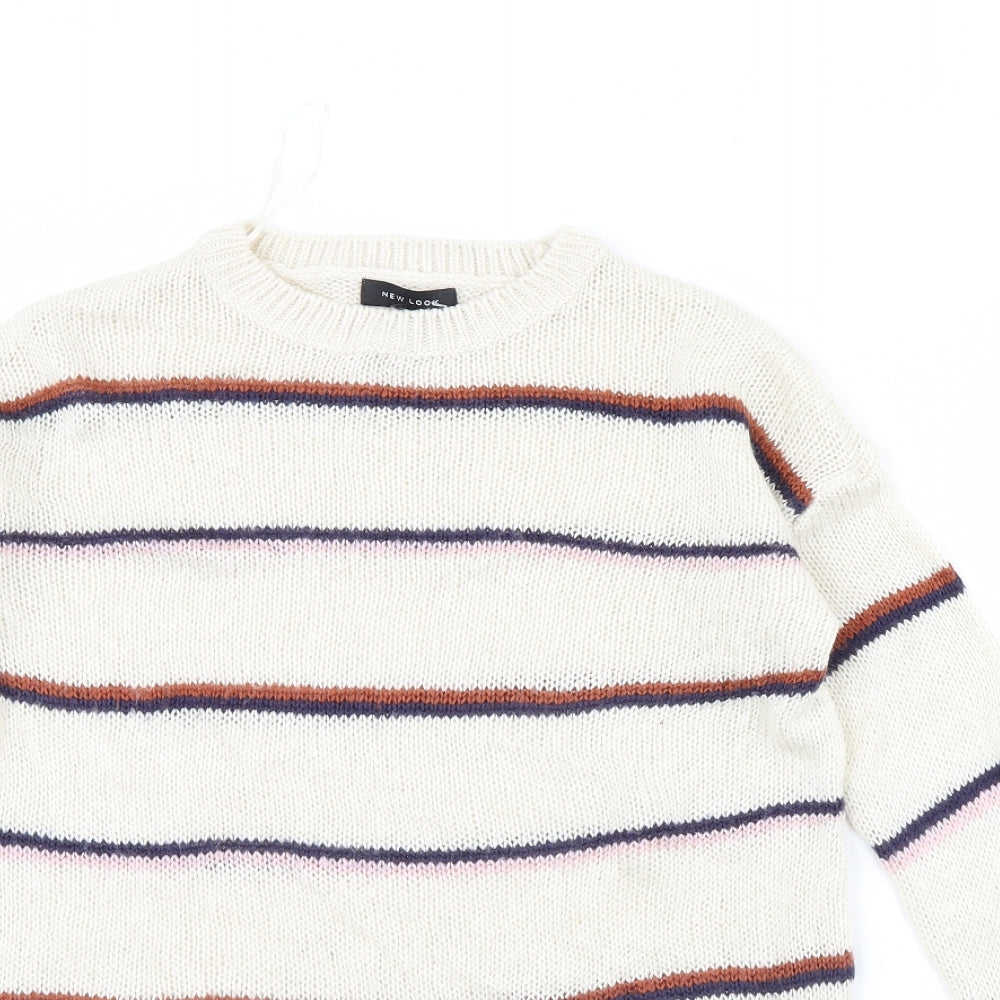 New Look Womens Ivory   Pullover Jumper Size S