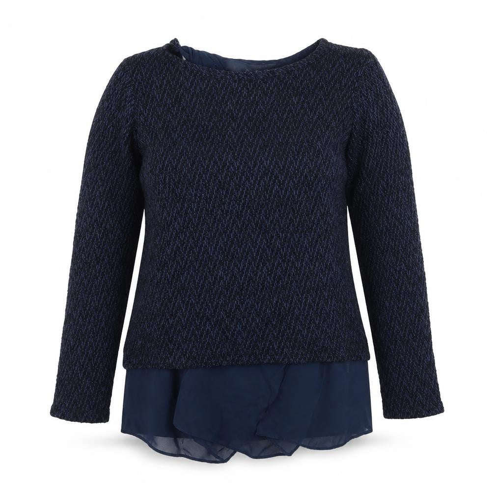 Green Envelope Womens Blue   Pullover Jumper Size L