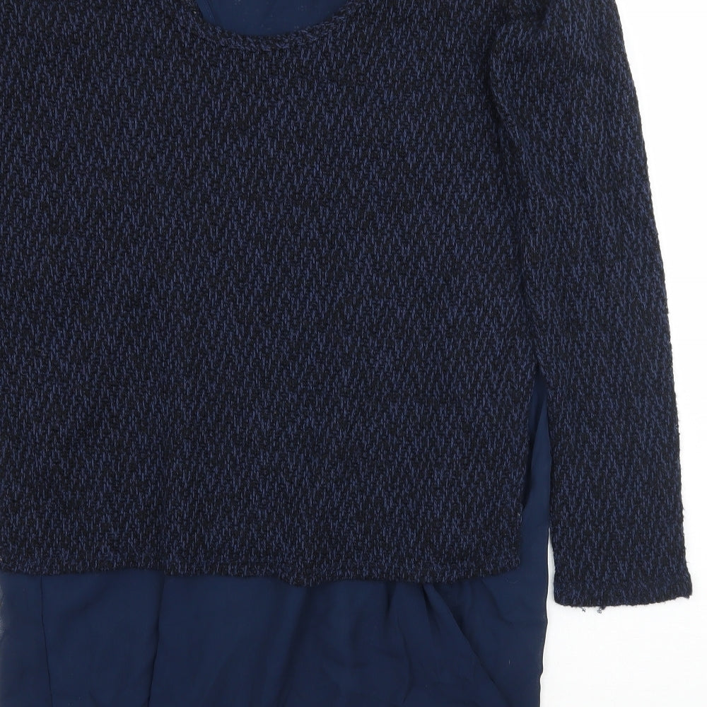 Green Envelope Womens Blue   Pullover Jumper Size L