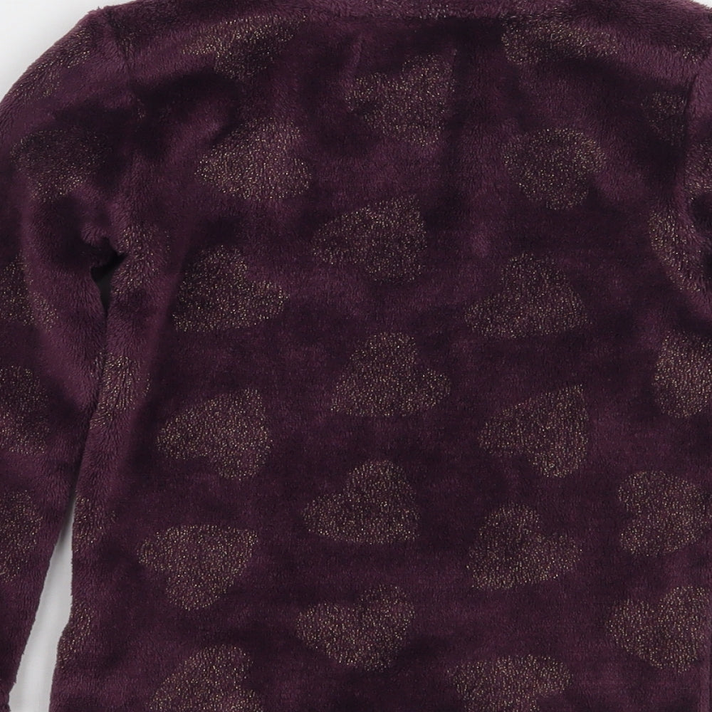 Primark Girls Purple   Pullover Jumper Size 5-6 Years