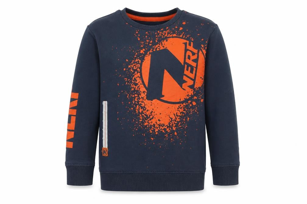 NERF Boys Grey   Pullover Jumper Size 6 Years