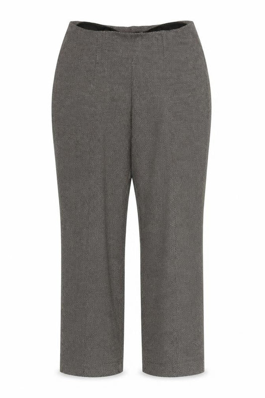 BM Womens Brown Geometric  Trousers  Size 16 L28 in