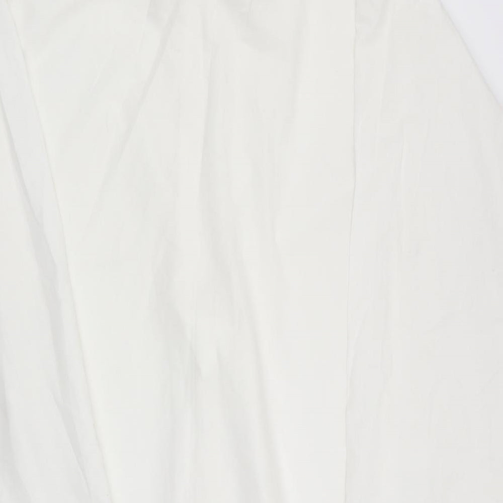 Double TWO Mens White    Button-Up