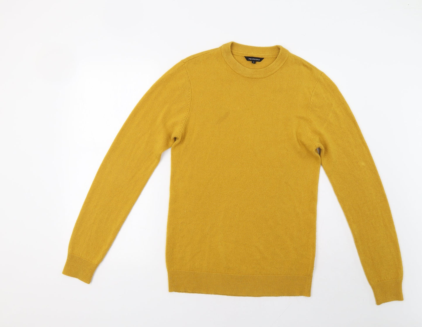 Peacocs Womens Yellow   Pullover Jumper Size S