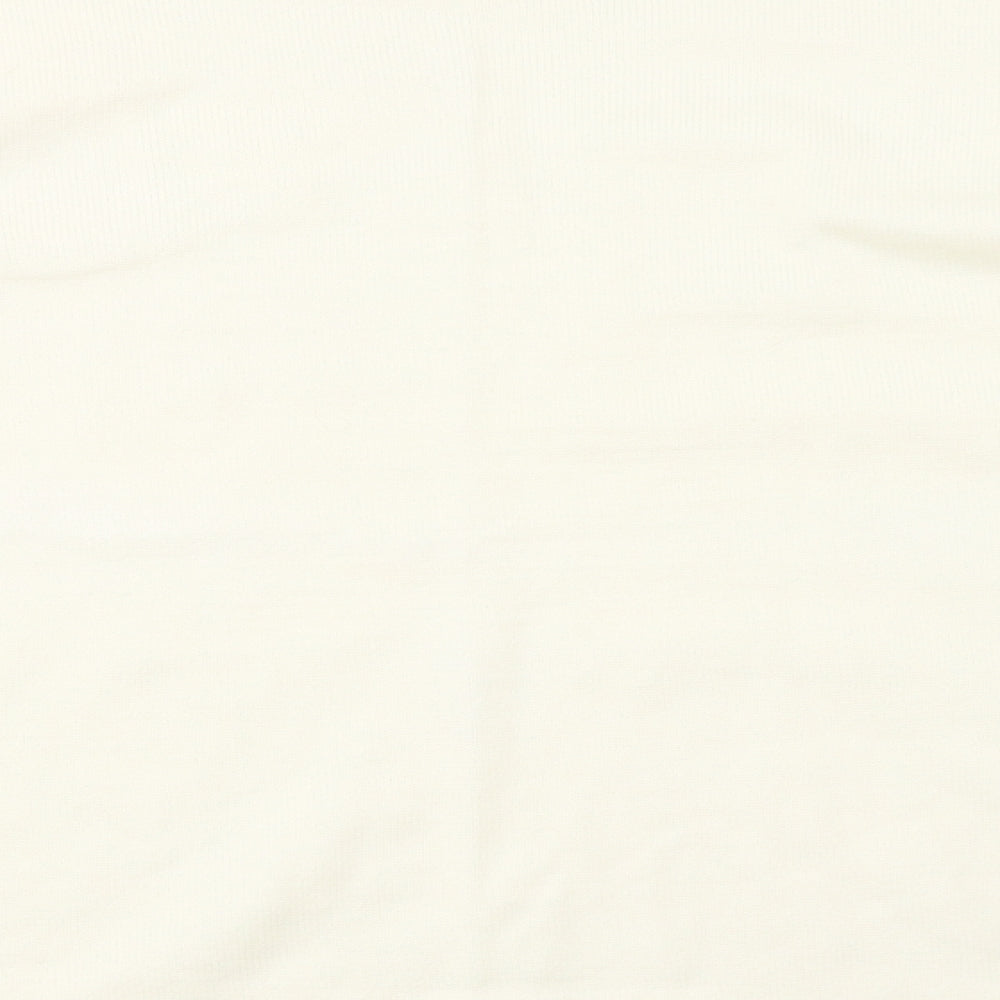 Fay Louise Womens Ivory   Pullover Jumper Size XL  - Embroidered Detail