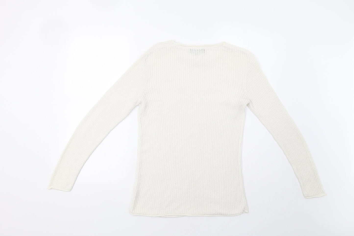 River Island Womens White   Pullover Jumper Size XS