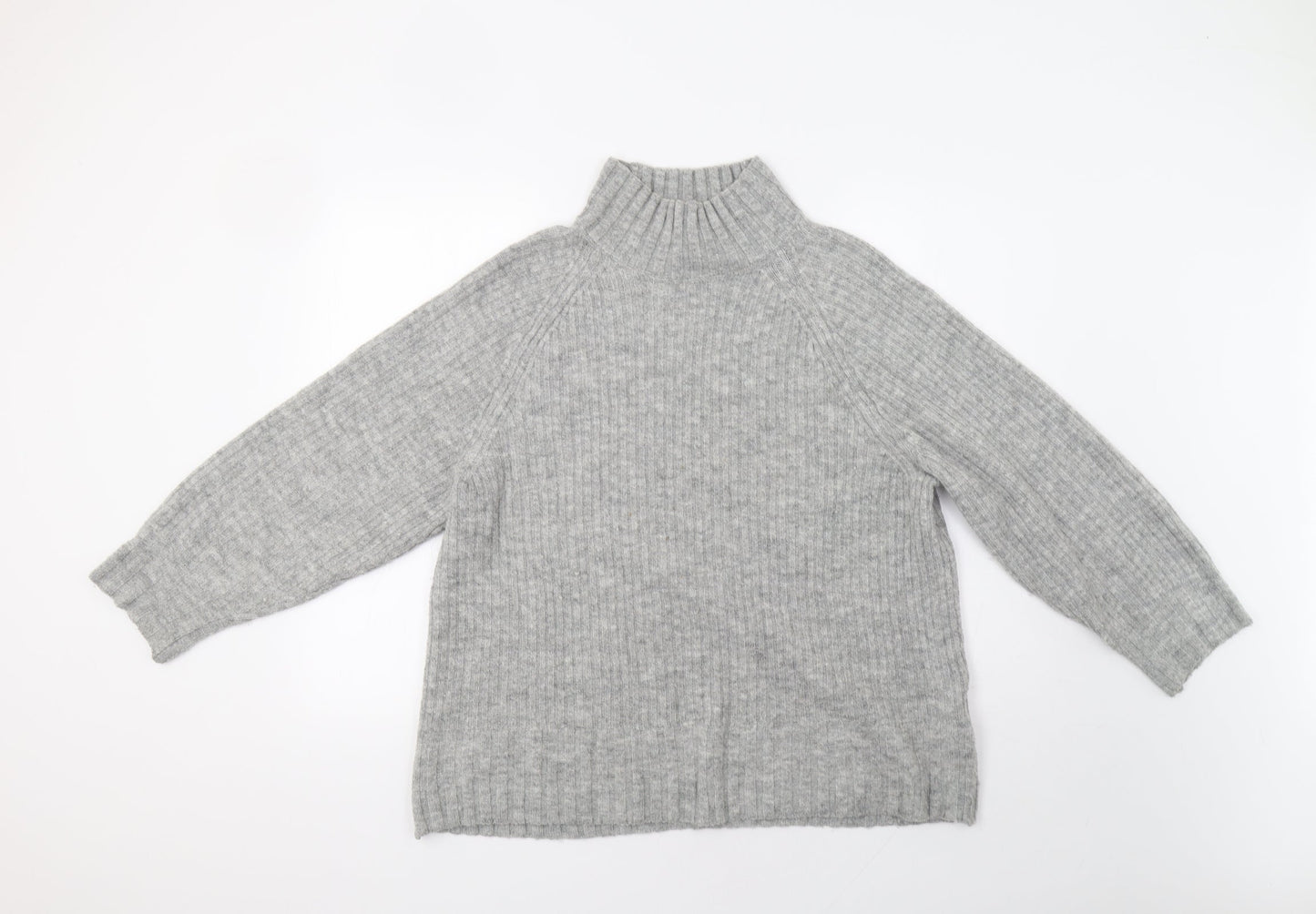 H&M Womens Grey   Pullover Jumper Size S