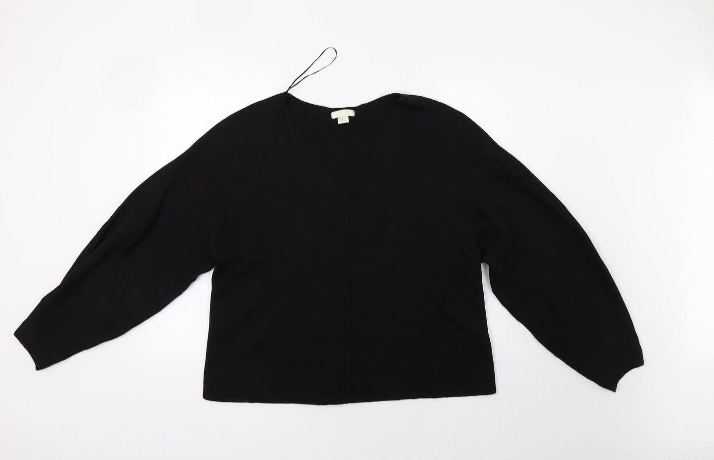 H&M Womens Black   Pullover Jumper Size M