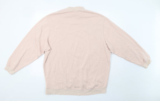 H&M Womens Pink   Pullover Sweatshirt Size M