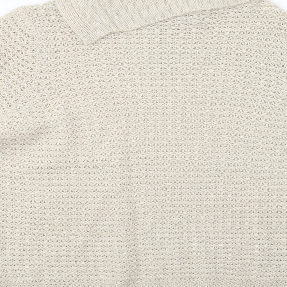 BHS Womens Beige   Pullover Jumper Size 16