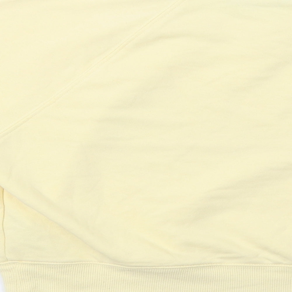 New Look Womens Yellow   Pullover Sweatshirt Size 8  - Je T'aime