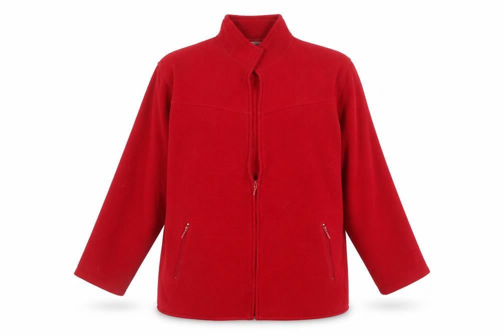 EWM Womens Red   Full Zip Jumper Size L
