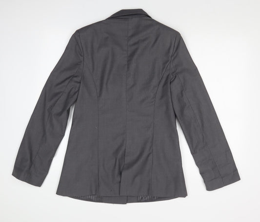 CHERRY Womens Grey   Jacket Suit Jacket Size L
