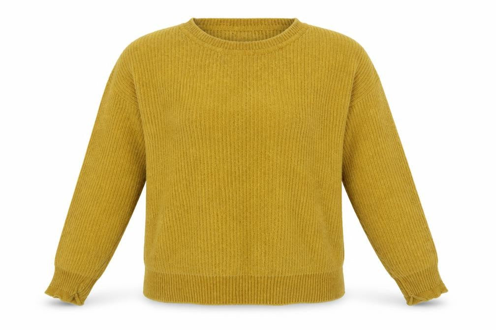 Primark Womens Yellow   Pullover Jumper Size L