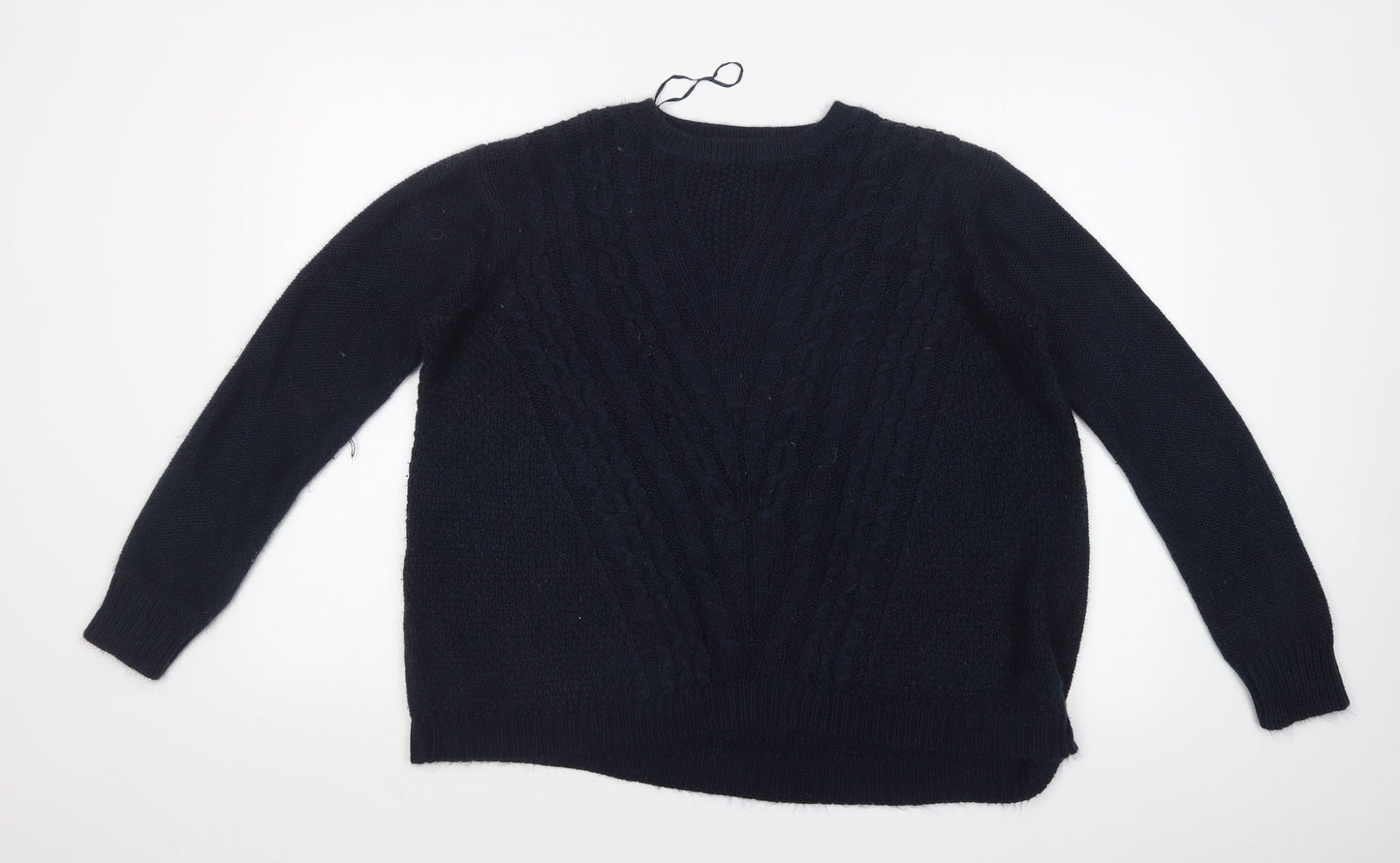 Peacocks Womens Blue   Pullover Jumper Size M