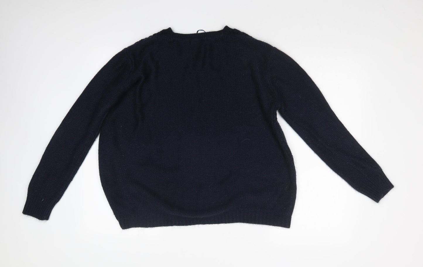 Peacocks Womens Blue   Pullover Jumper Size M