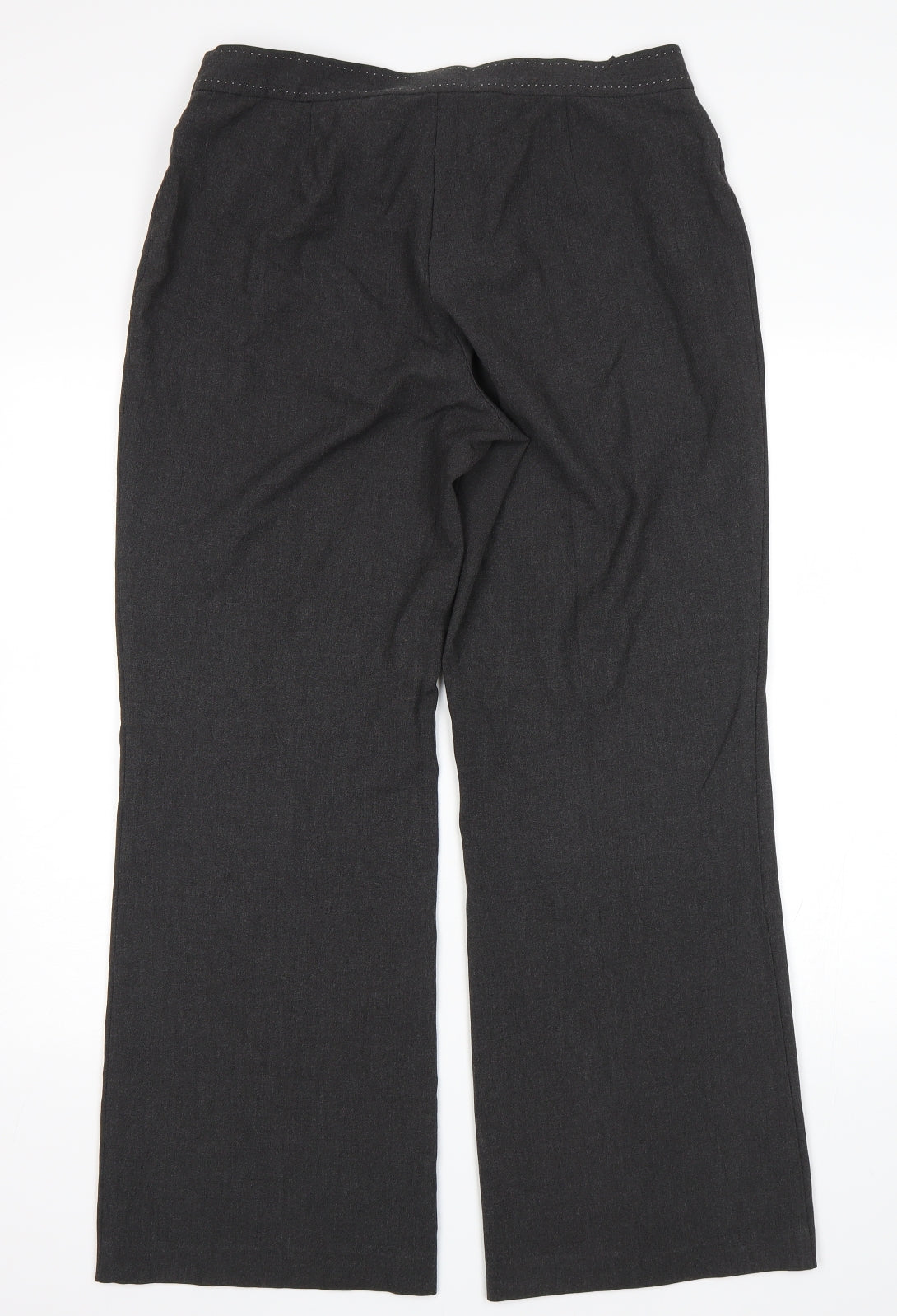 m&s Womens Grey   Trousers  Size 16 L30 in