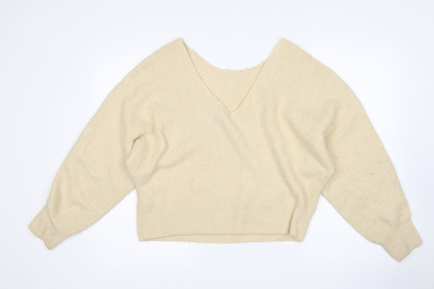 H&M Womens Beige   Pullover Jumper Size M