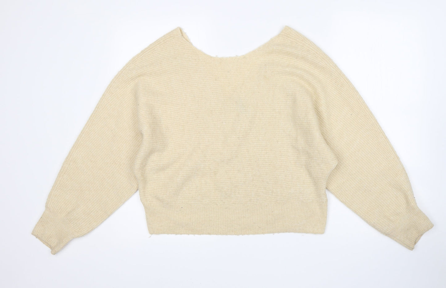 H&M Womens Beige   Pullover Jumper Size M