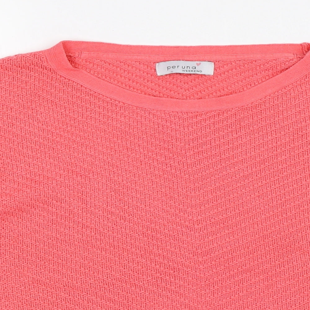 Per Una Womens Pink   Pullover Jumper Size 14