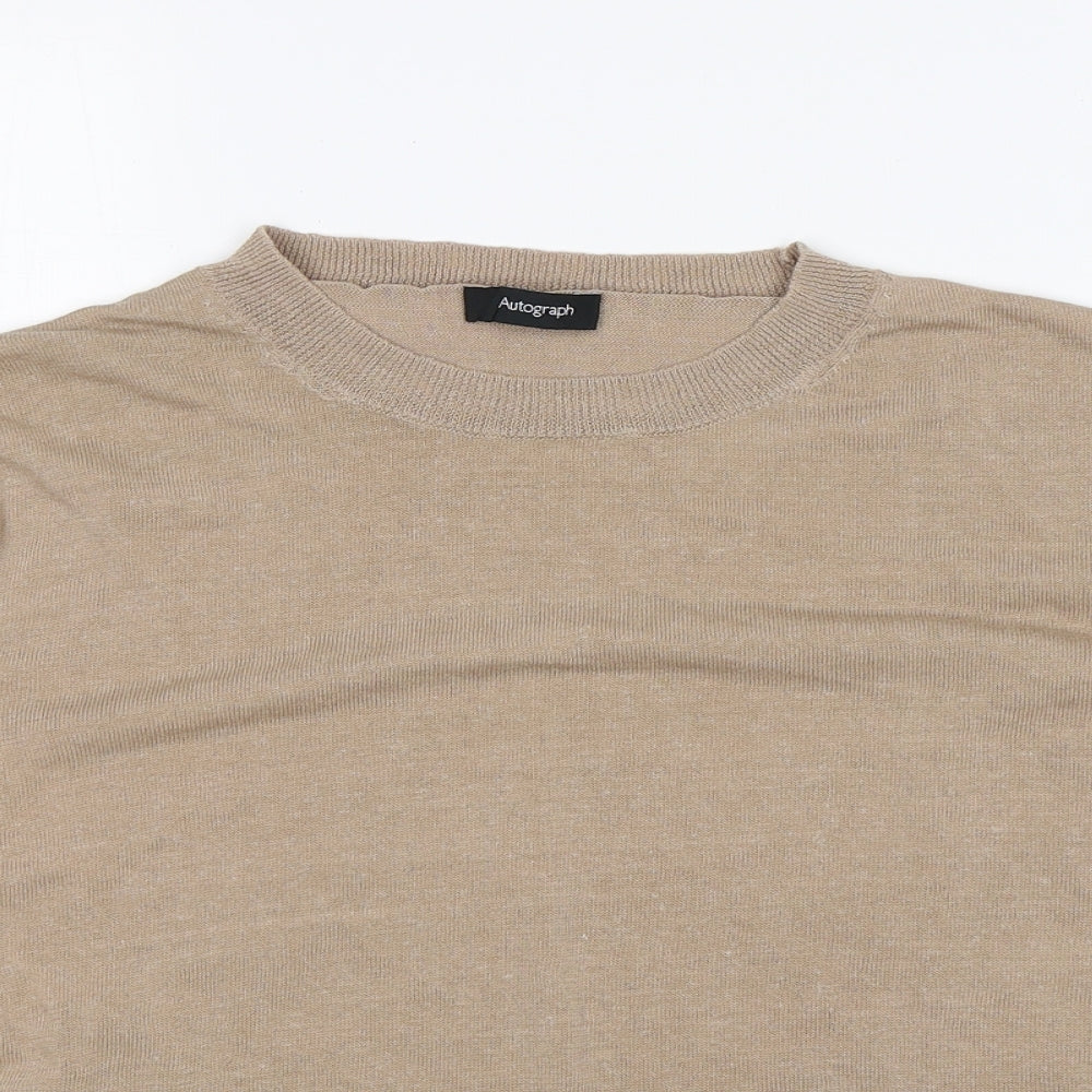 M&S Womens Brown   Pullover Jumper Size 12
