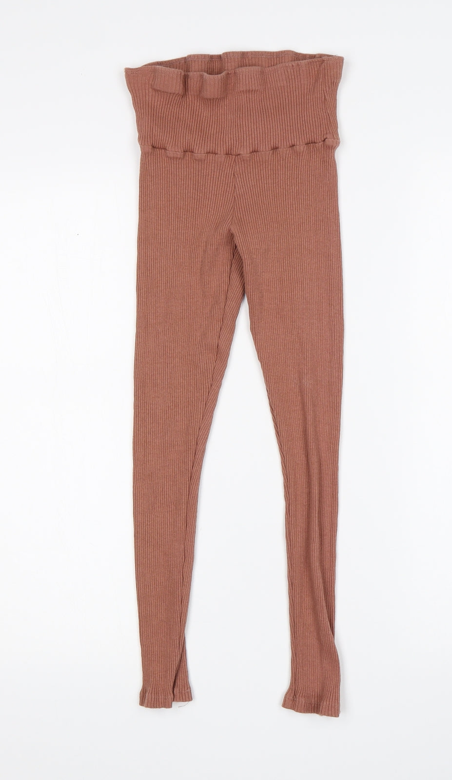 Boohoo Womens Pink   Capri Leggings Size 8 L23 in