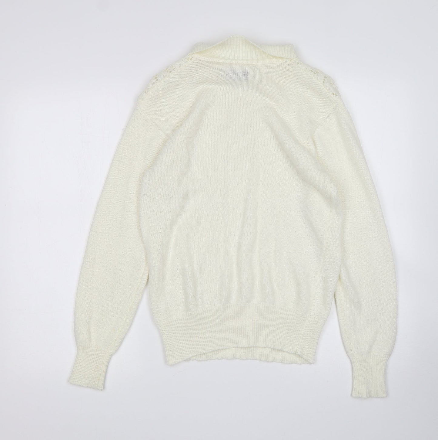 Red Baron Womens Ivory   Pullover Jumper Size S
