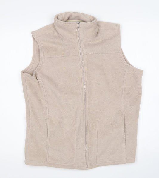 M&Co Womens Beige   Vest Sweatshirt Size XL