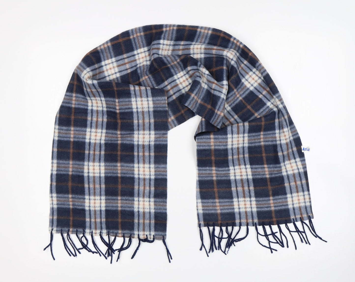 Preworn Mens Multicoloured Plaid  Scarf  Size Regular