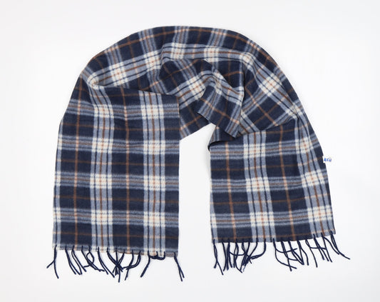 Preworn Mens Multicoloured Plaid  Scarf  Size Regular