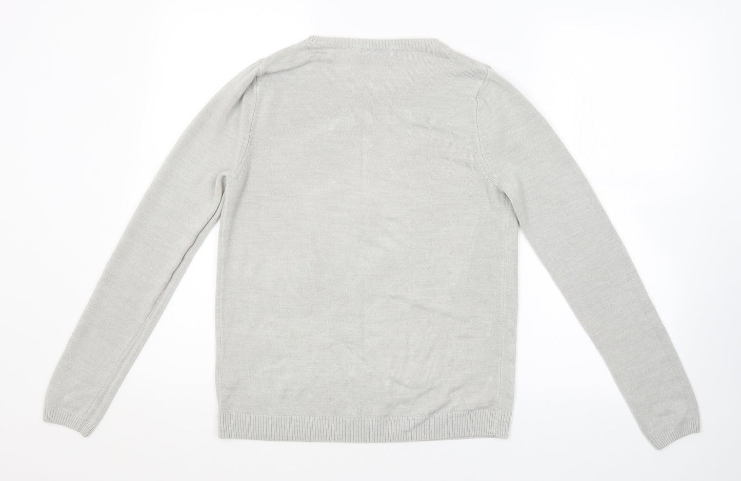M&S Womens Grey   Pullover Jumper Size 10